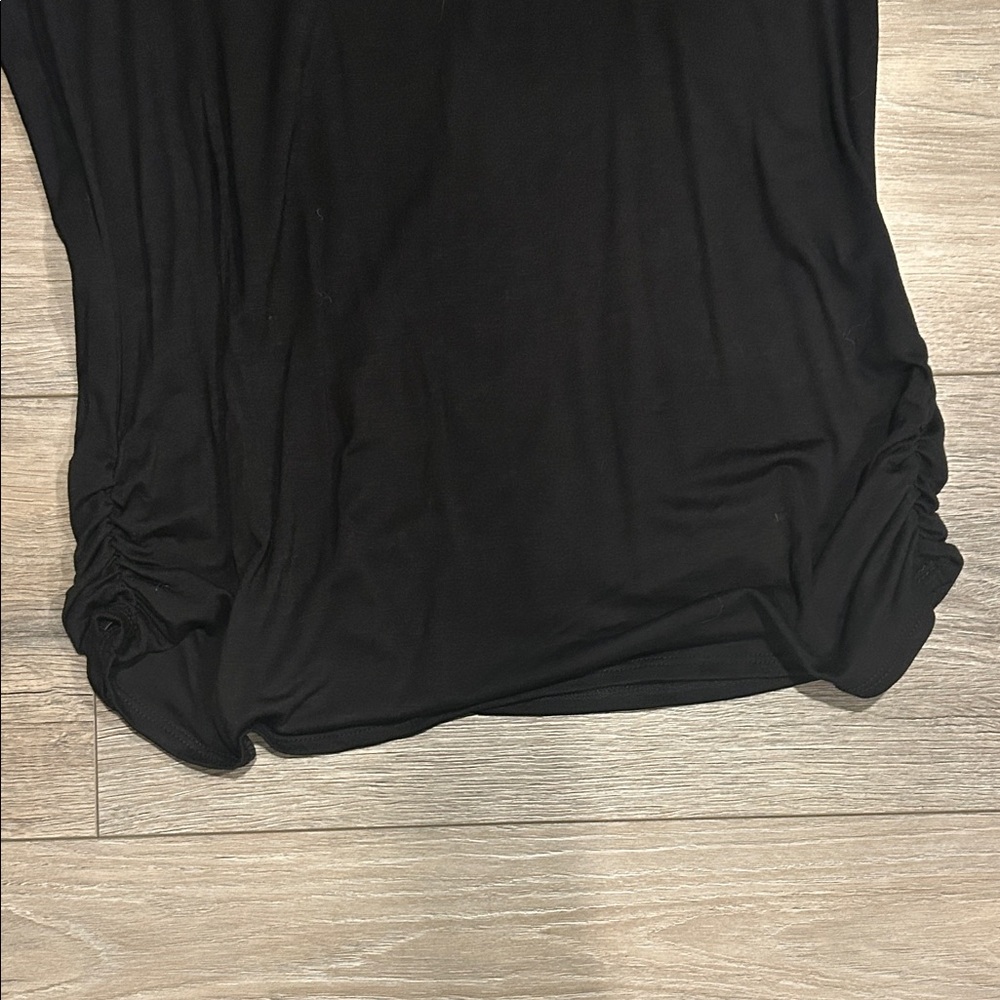 Maurices Black Lace Sleeve Blouse - Picture 6 of 8